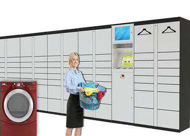 Le casier électronique intelligent de blanchisserie de stockage, casiers de prestation de service d'individu imperméabilisent adapté aux besoins du client