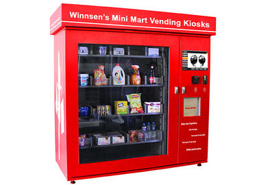 Parcs commerciaux vendant le kiosque, station automatique de vente de nourriture de cartes prépayées