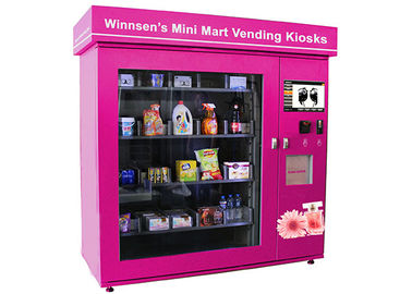 Distributeur automatique de marché de service automatique d'individu de la CE mini, systèmes à télécommande de kiosque de réseau