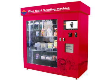 Mini distributeur automatique automatique de marché, distributeur automatique réglable de pièce de monnaie de marché d'écran tactile de 19 pouces mini