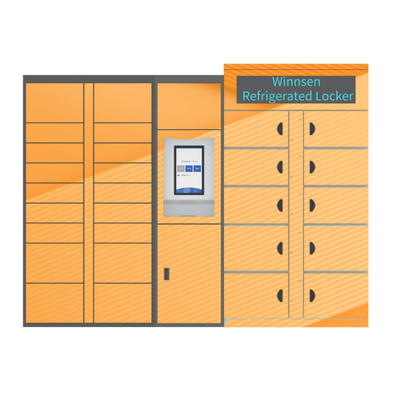 Casier de stockage réfrigéré électronique de Winnsen 24 heures d'individu de service de Cabinet de Smart