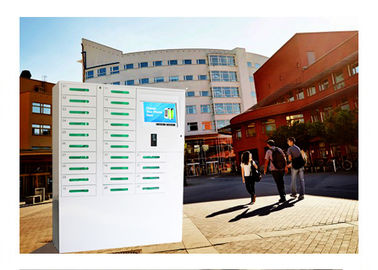 24 stations de charge de remplissage de kiosque/valet de téléphone portable de boîte pour le kiosque de distributeur automatique de bibliothèque universitaire d'école