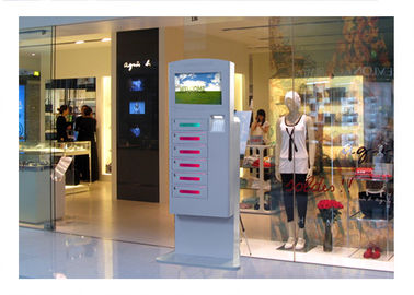 Station de recharge de téléphones portables OEM Publicité vidéo Kiosque intelligent automatique Informations interactives
