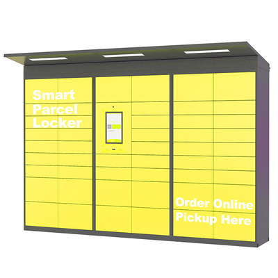 Système automatique de casier de station de colis avec la langue faite sur commande pour le messager Company Delivery