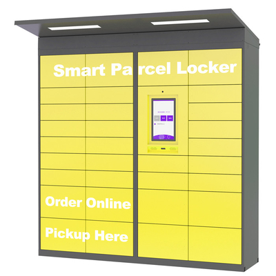 Système automatique de casier de station de colis avec la langue faite sur commande pour le messager Company Delivery