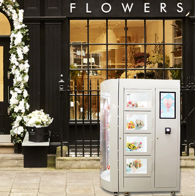 Casier à télécommande de achat en ligne de collecte de distributeur automatique de fleur