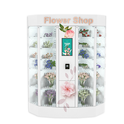 Fleuriste extérieur automatique Vending Locker de fleur 24 heures avec 48 Windows