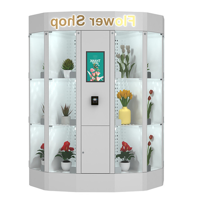 Fleuriste extérieur automatique Vending Locker de fleur 24 heures avec 48 Windows