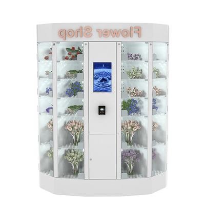 Le distributeur automatique de casier de fleur fraîche 240V avec frigorifient le système de refroidissement