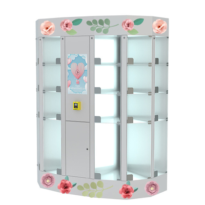Distributeur automatique de fleur fraîche de bouquet avec le casier réfrigéré de l'écran tactile 22Inch interactif