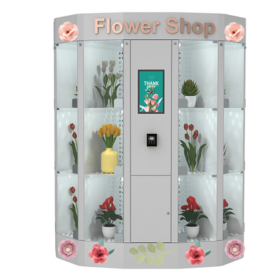 Flora Vending Machine/fleurs adaptées aux besoins du client réunissent le distributeur automatique 18,5 pouces