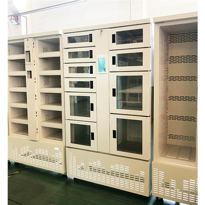 Code sûr 15inch de Qr de casier de réfrigérateur de nourriture transparente avec la grande ou petite case d'individu