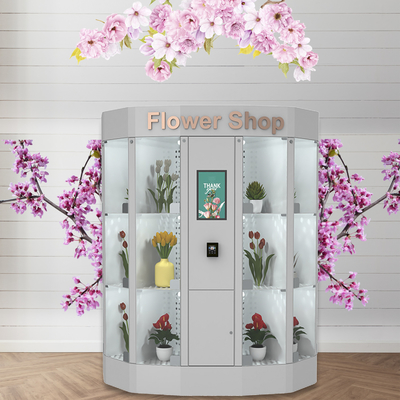 Distributeur automatique sûr de bouquet de la FCC 60HZ 18,5 pouces avec la large variété de fleurs