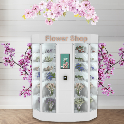 Sécurisez le casier extérieur sûr de vente de fleur fraîche avec l'accès 24/7
