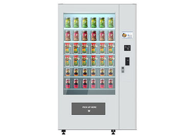 Distributeur automatique de salade de nutrition de fruit avec fonction de publicité/de refroidissement