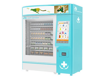 Kiosque de distributeur automatique de fourniture médicale de bien-être de santé de campus avec le grand écran de la publicité