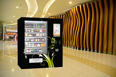Distributeur automatique de casse-croûte de Bill Credit Card Payment Food de pièce de monnaie avec la plate-forme et la publicité à distance