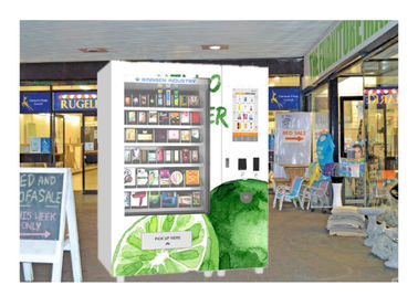 Distributeur automatique de nourriture de salade de fruit frais, distributeur automatique de bande de conveyeur avec l'ascenseur