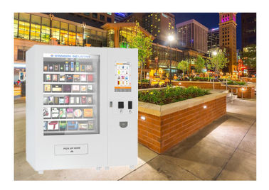 Distributeur automatique de boissons de l'eau de café de casse-croûte avec l'écran tactile de la publicité