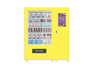 Distributeur automatique automatique à extrémité élevé de nourriture d&amp;#39;ascenseur pour le chocolat de casse-croûte de petit gâteau avec le modèle de paiement