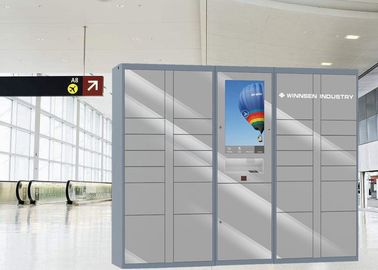 L'aéroport a automatisé les casiers de location d'entreposage en bagage de haute qualité de plage avec le remplissage de téléphone et la porte ouverte à distance