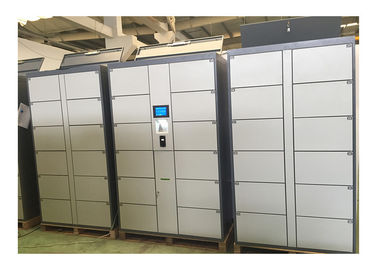 Casiers intelligents en acier de station de train de code barres de Winnsen, casiers automatisés de colis