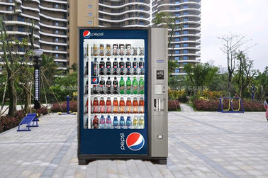 L'autonomie actionnée par billet de pièce Wines distributeur automatique de marché de nouille de café de nourriture rapide à préparer d'alcool mini avec 19&quot; écran tactile
