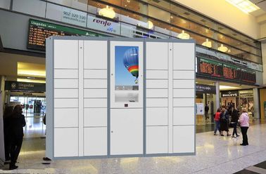 Casiers de location publics électroniques de Smart SRI de location avec différentes langues UI de dispositifs de paiement pour l'aéroport