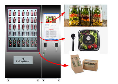 Casier sain de vente de nourriture, distributeur automatique de salade avec le système à télécommande