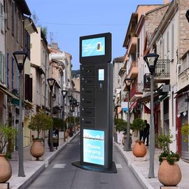Stations de charge mobiles publiques d'Envent de centre commercial avec l'écran tactile de 5 pouces