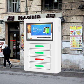 Kiosque intelligent de station de charge de téléphone portable de service d'individu avec quatre portes