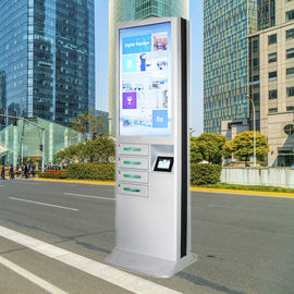Kiosque de remplissage de casier de téléphone portable de charge de téléphone portable public extérieur de stations pour l'aéroport