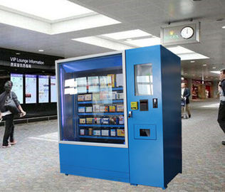 Kiosque de distributeurs automatiques de gamelle de nouilles de nourriture rapide à préparer avec la micro-onde et le paiement par carte de crédit
