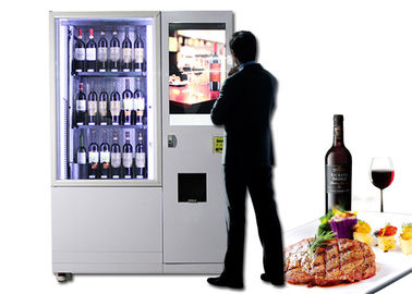 Soulevez le distributeur automatique réfrigéré de vin, kiosque de vente de bière de Champagne