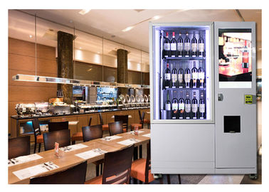 Distributeur automatique adapté aux besoins du client par OEM de lait de vin d'ODM avec l'ascenseur et le liquide réfrigérant
