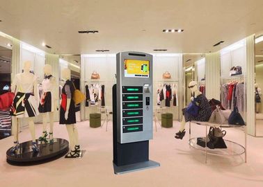 Kiosque de remplissage de station de casier de téléphone portable de restaurant de centre commercial de périphérique mobile intelligent de celulares avec la lumière UV