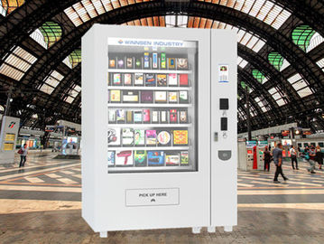 Kiosque de distributeur automatique de jus de bouteille de kola de bière de vin avec l'écran tactile et le réfrigérateur