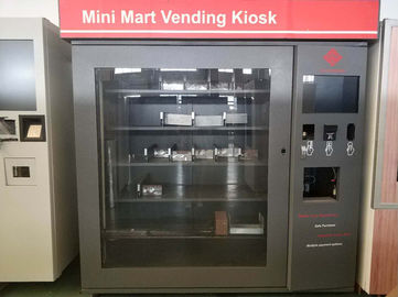 Kiosque de distributeur automatique de jus de bouteille de kola de bière de vin avec l'écran tactile et le réfrigérateur