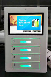 Stations de charge commerciales de téléphone portable de paiement de pièce de monnaie avec la technologie de remplissage rapide