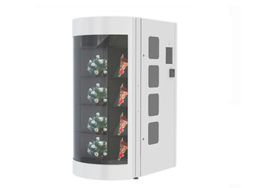 24 heures d'épicerie de libre service de fleur fraîche de distributeur automatique avec le réfrigérateur et l'humidificateur