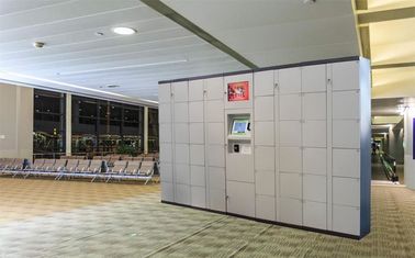 Casiers publics d'aéroport de station de train de stockage d'école en métal avec la carte de crédit de serrures de Smart Access