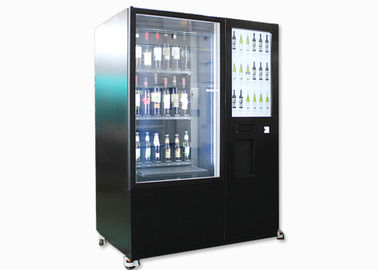 Anti distributeurs automatiques extérieurs de grande capacité de vol pour le vin avec des paiements de carte de billet de pièce