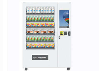 Distributeur automatique de nourriture de fromage de jus de lait d'oeufs de magasin d'épicerie avec un système plus frais