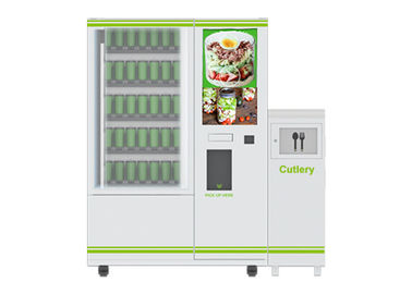Distributeur automatique à extrémité élevé de salade de bande de conveyeur, casier de vente de fruit avec l&amp;#39;ascenseur