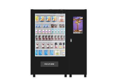 Adaptez le distributeur automatique aux besoins du client de casse-croûte de boissons de bouteille en verre avec le grand écran tactile