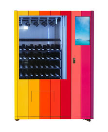 Distributeur automatique multi de salade de méthodes de paiement de service d'individu pour des boissons de casse-croûte vendant l'achat sans contact