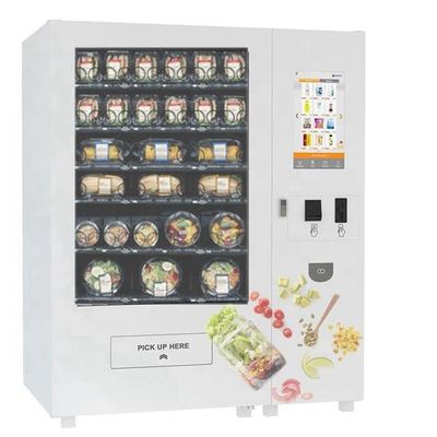 Distributeurs automatiques de nourriture fraîche de bande de conveyeur, distributeur automatique de légumes de sandwich