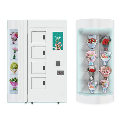 La publicité du distributeur automatique de bouquets de fleur d'écran tactile pour la clinique d'hôpital