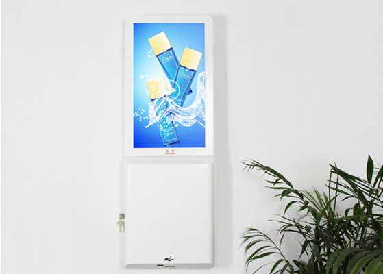 Signage d'affichage à cristaux liquides Digital d'aseptisant de main de kiosque de Smart de support de plancher