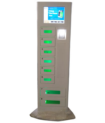 Kiosque 15&quot; de station de charge de téléphone de périphérique mobile de haute sécurité de service d'individu écran tactile